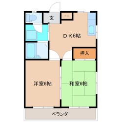 羽生マンションの物件間取画像